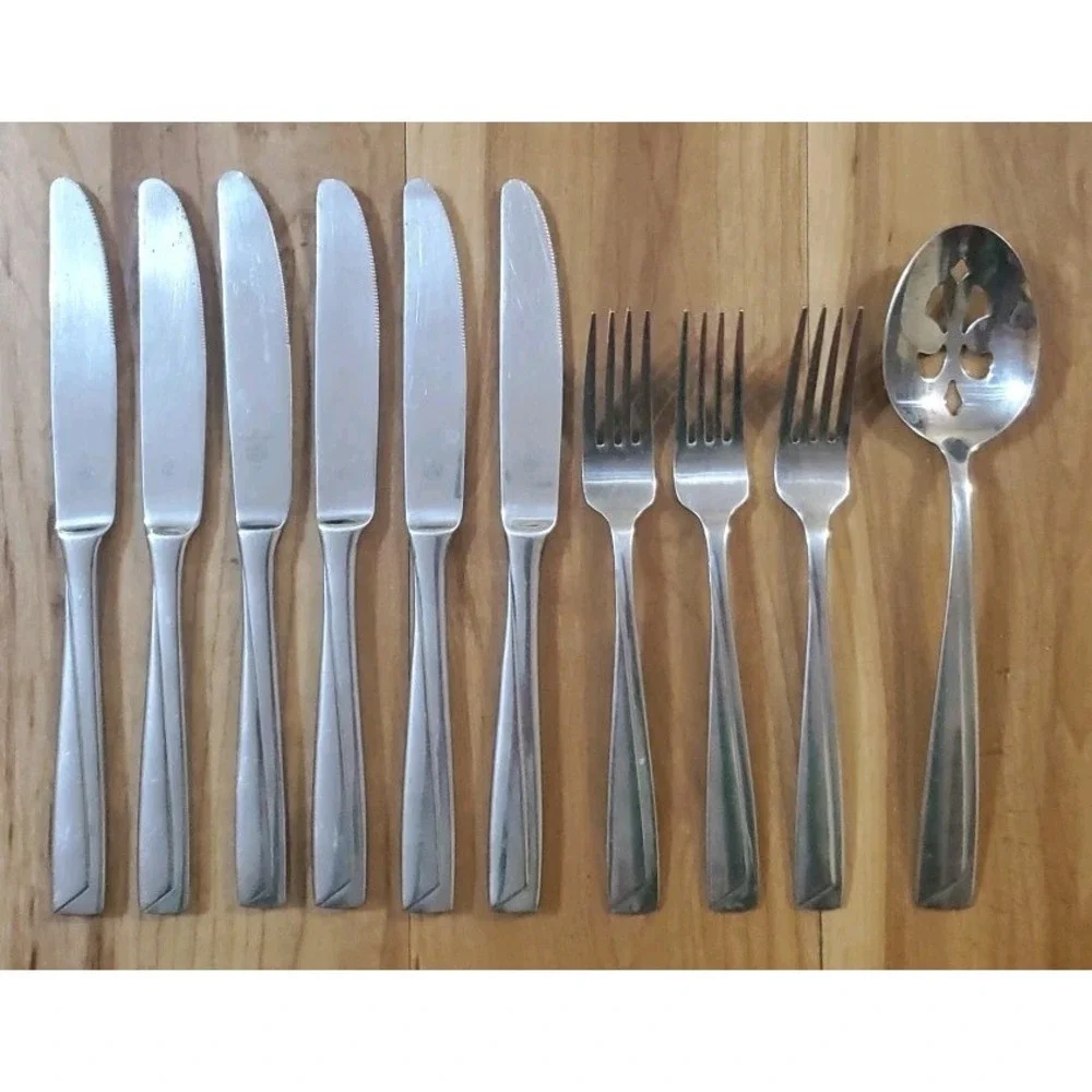 Pfaltzgraff PORTRAIT Stainless 18/8 Lot of 10 Pieces